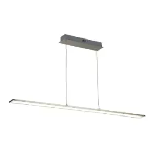 Image of Searchlight Lighting - Searchlight Beam LED Bar Pendant - Satin Nickel - 1000mm