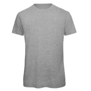 Image of B&C Mens Favourite Organic Cotton Crew T-Shirt (2XL) (Sport Grey)