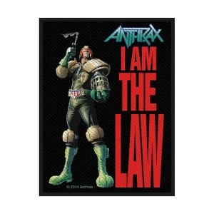 image of Anthrax - I Am The Law Standard Patch