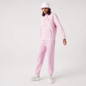 Image of Lacoste Womens Blended Cotton Jogging Pants Size 10 Pink