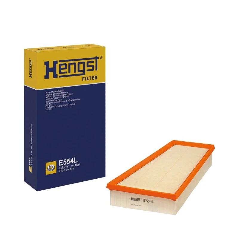 Image of HENGST FILTER E554L Air filter Filter Insert Air Filter (8)