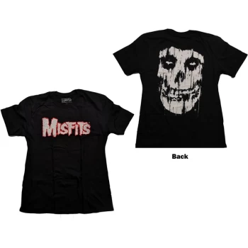 Image of Misfits - Streak Unisex Large T-Shirt - Black