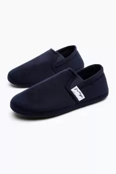 Navy Slip On Slippers