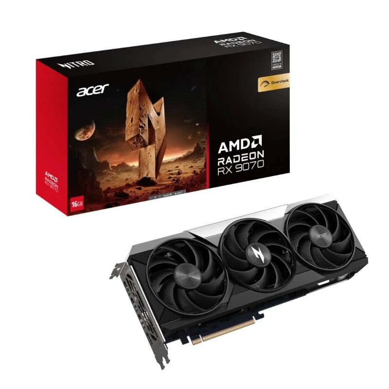 Image of Acer Nitro Graphics Card Radeon RX 9070 OC 16Go