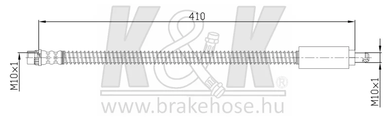 Image of K&K FT4763 Brake Hose Brake Hose (83)