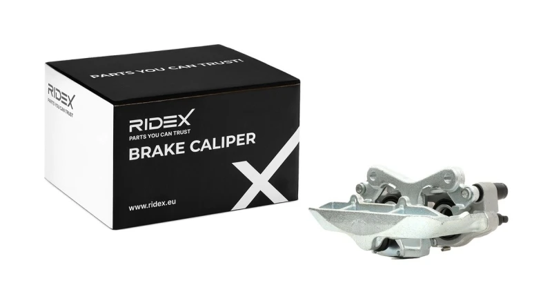 Image of RIDEX 78B0293 Brake caliper Front Axle Aluminium/Grey Cast Iron Brake Caliper (78)