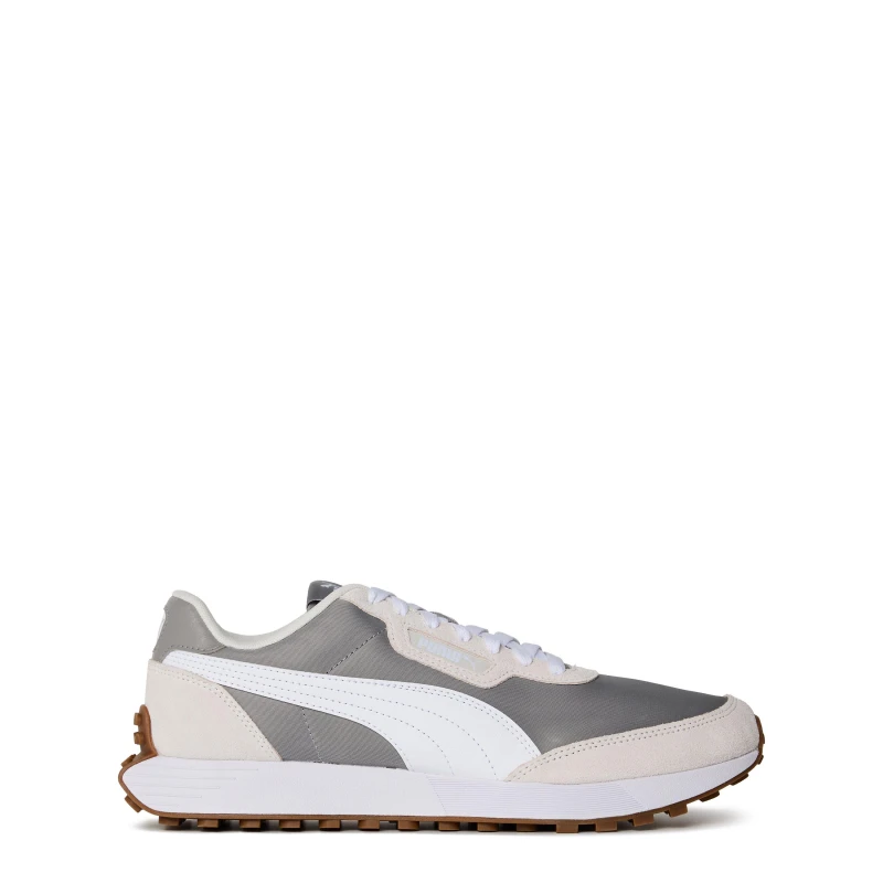 Image of Puma Puma Runtamed Lugged Classic Low-Top Trainers Mens - White 6 Male