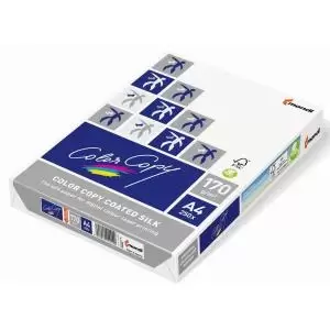 Image of Color Copy Card Premium Coated Silk A4 170gsm FSC White Ref CCS0170