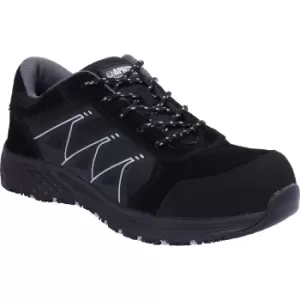 Image of Apache Venus Non Metallic Safety Trainers Black Size 10