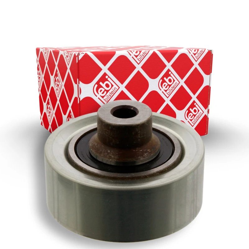 Image of FEBI BILSTEIN 37268 Idler Pulley Metal Deflection/Guide Pulley,v-ribbed belt (312)