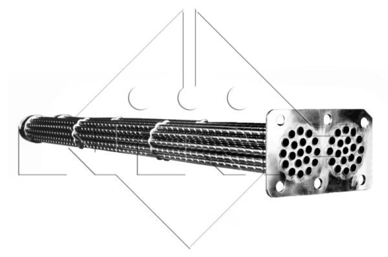 Image of NRF 48103 EGR Cooler EASY FIT with mounting parts Stainless Steel EGR Cooler (4032)