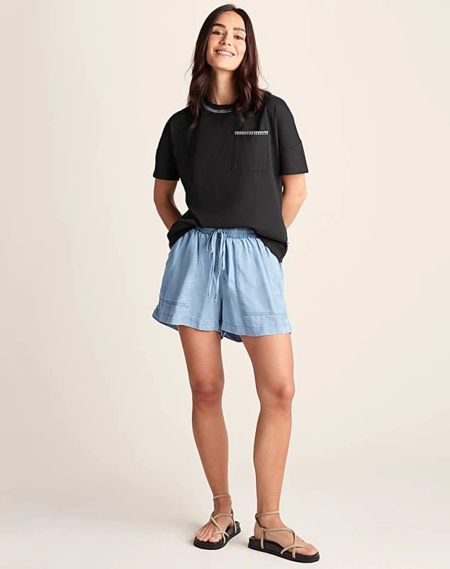 Image of Tog 24 Tog24 100% Cotton Supersoft T-Shirt Washed Black - Tog 24 - Size: 10 Washed Black Female 10 XQ70302