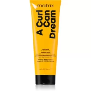 image of Matrix A Curl Can Dream intense hydrating mask for wavy and curly hair 250ml