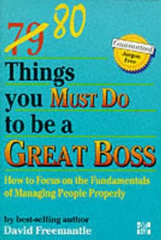 Image of 80 Things You Must Do to Be a Great Boss by David Freemantle Paperback