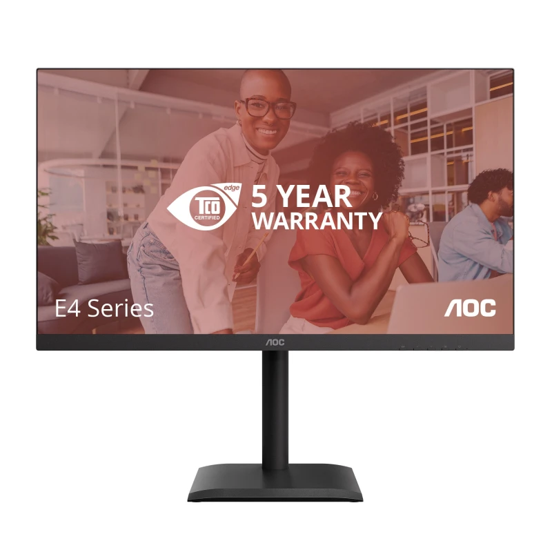 Image of AOC AOC E4 U27E4CV computer monitor 68.6cm (27") 3840 x 2160 pixels 4K Ultra HD LED Black U27E4CV