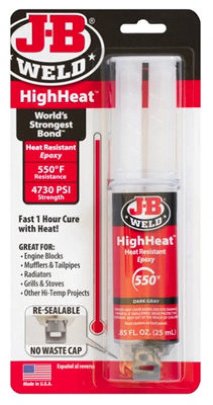 Image of JBL J-B Weld HighHeat Epoxy Syringe 25ml White