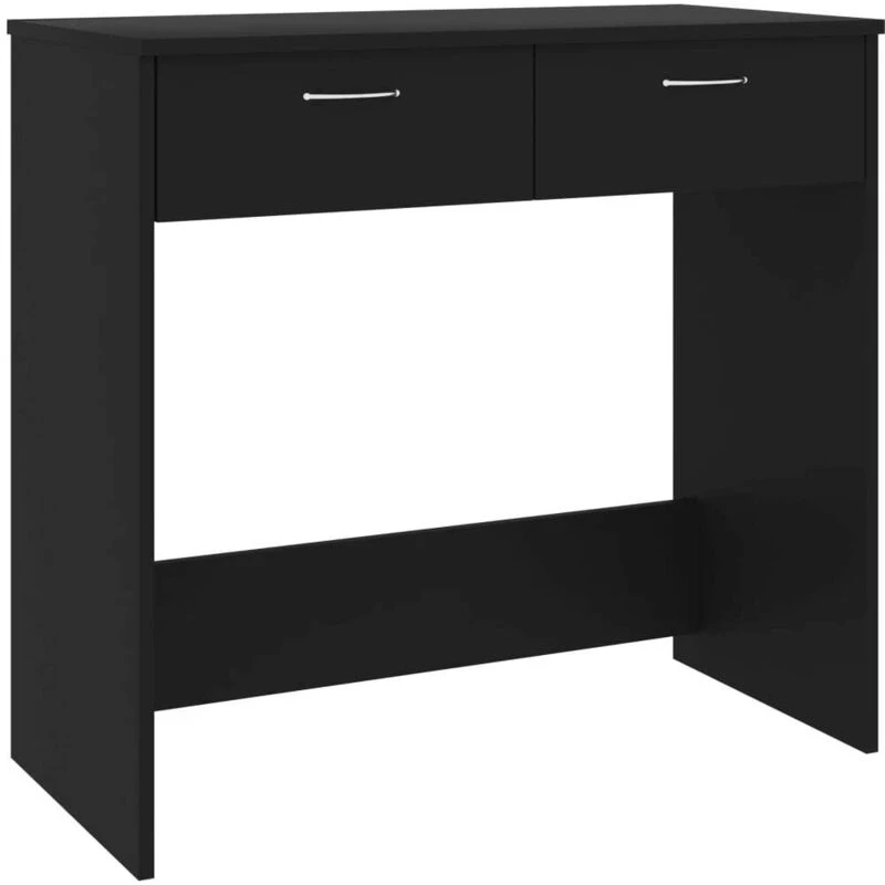 Image of VIDAXL Desk Black 80x40x75cm Engineered Wood Vidaxl 801356