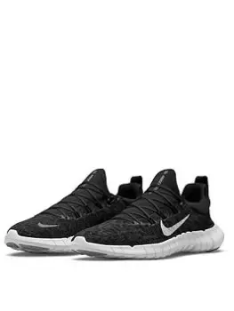 image of Nike Free Run 5.0 - Black/White, Size 4, Women