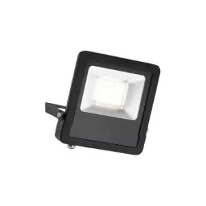 image of Saxby Lighting - Saxby Surge - Integrated LED Outdoor Wall Flood Light Matt Black, Glass IP65