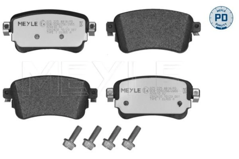 Image of Brake pad set MEYLE 025 225 8818/PD