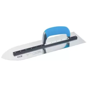 Image of Ox Tools - ox pro Stainless Steel Pointed Flooring Trowel 18 (450mm) (1 Pack)