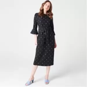 Image of Biba Tie Midi Dress - Multi
