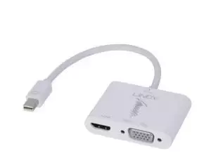 Image of Lindy Mini-DisplayPort To 4K HDMI & VGA Converter
