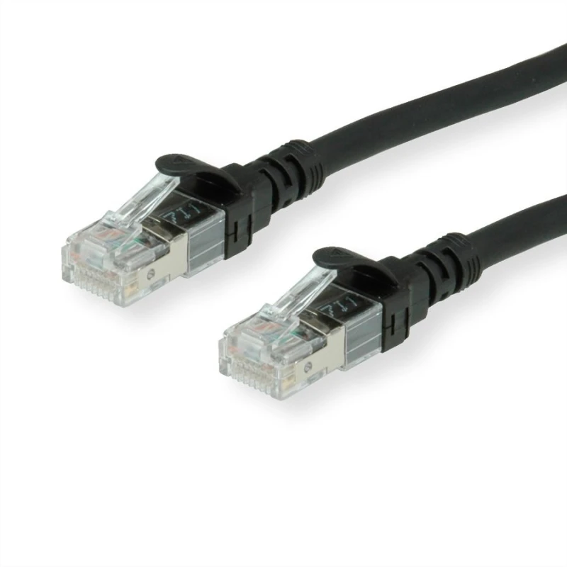 Image of ROLINE 21152754 networking cable Black 1.5 m Cat6a U/UTP (UTP)