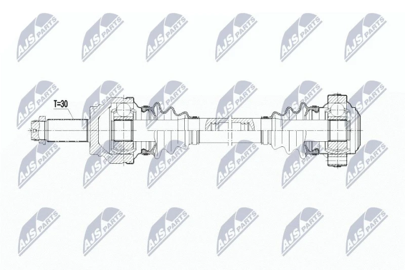 Image of NTY Drive shaft NTY NPW-BM-089