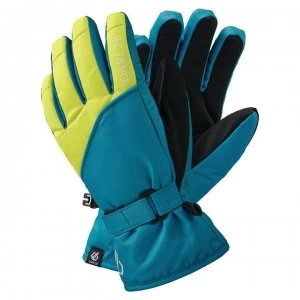 image of Dare2B Mischievous II Water Repellent Ski Gloves - Petrol/LmPch