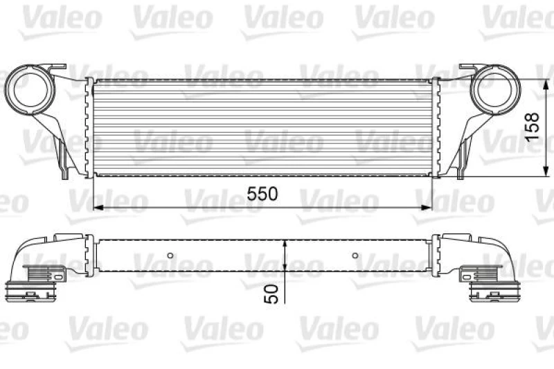 Image of Intercooler VALEO 818618
