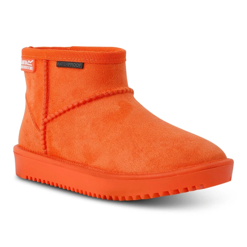 Image of Regatta Risley Junior Waterproof Wellington - Orange Orange EU27/UK8