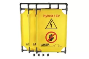 image of Laser Tools 8000 Hybrid/EV Folding Safety Barrier