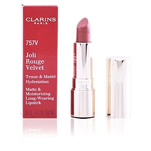 image of JOLI ROUGE VELVET tenue & matite hydratation #757V-nude brick