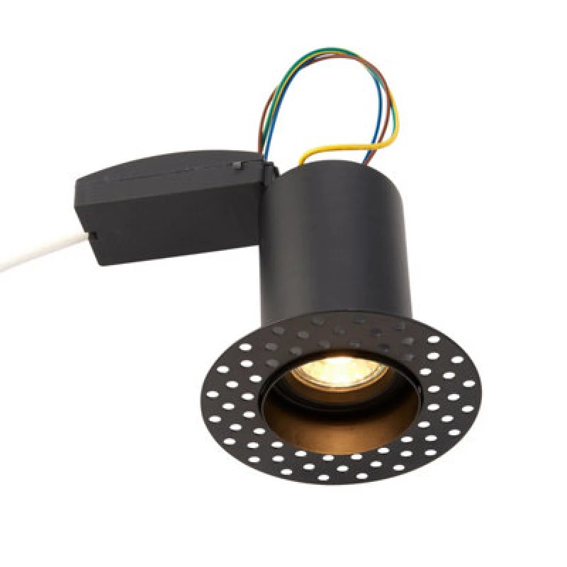 Image of Netlighting Ravel Trimless 50W Recessed Downlight Matt Black Paint Black