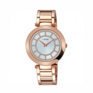 image of Lorus Silver And Rose Watch - RRW02FX9