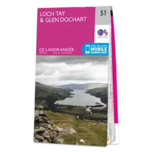 image of Map of Loch Tay & Glen Dochart