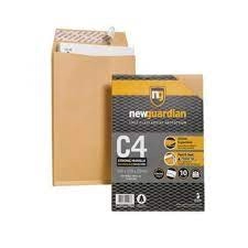 Image of New Guardian C4 Gusset Envelope 130gsm Pack 10 61363BG