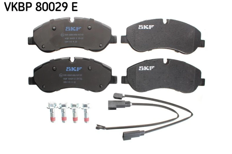Image of SKF Brake pad set SKF VKBP 80029 E