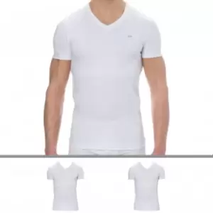 Image of Diesel 2-Pack Pure Cotton T-Shirts - White S