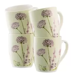 Image of Floral Spree 4 Mugs Set