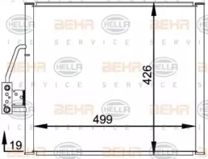 Image of Condenser Air Conditioning 8FC351300-001 by BEHR