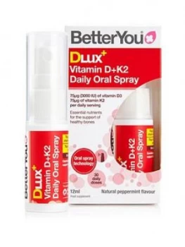 image of BetterYou BetterYou DLux+ Vitamin D + K2 Oral Spray, Multi, Women