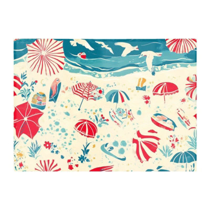 Image of Warren Reed Designer A Day At The Beach Chopping Board