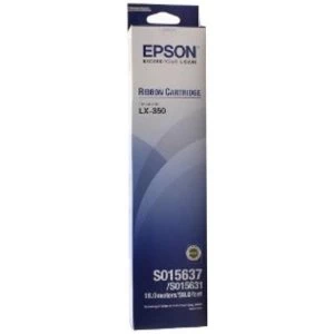 Image of Epson S015637 Black Ink Ribbon Cartridge