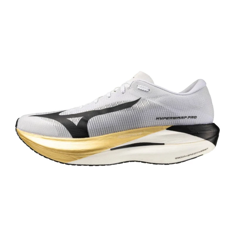 Image of Mizuno Hyperwarp Pro White Gold SS26 Unisex, Size 40,5 - EUR