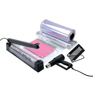 Image of Shrink Wrap System with Hot Air Blower Unrolling Device PSFS400