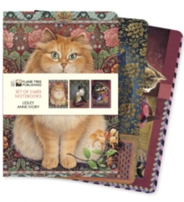 Image of Lesley Anne Ivory Set of 3 Midi Notebooks Notebook / blank book