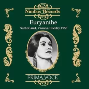 Image of Carl Maria Von Weber Euryanthe A Romantic Opera by Carl Maria von Weber CD Album