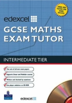 Image of Edexcel Gcse Maths Exam Tutor Intermediate workbook and Cd-Rom by Trevor Johnson Book